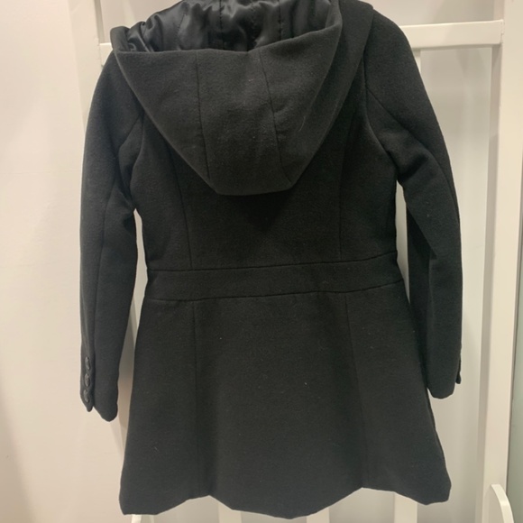 Diesel Girls trendy coat size 7 black - Picture 4 of 5